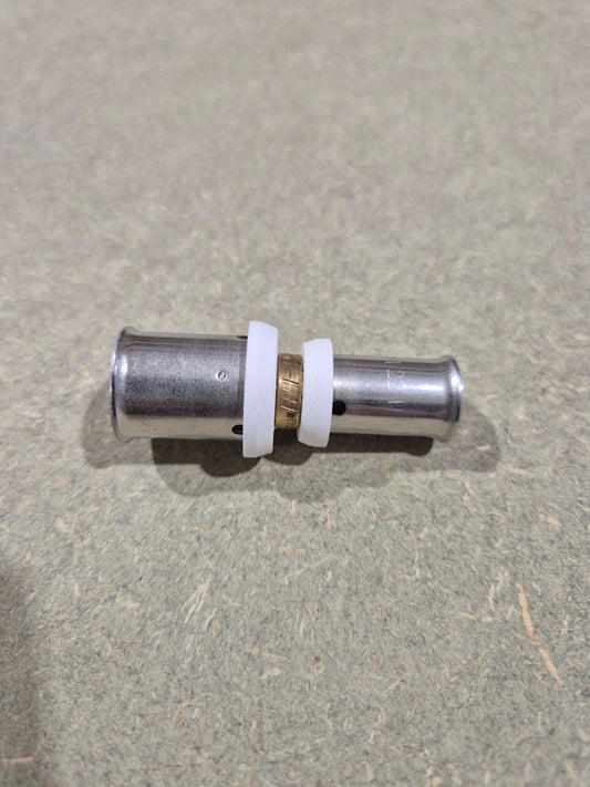 Pressfitting-Kupplung 12 auf 16 x 2 mm für 12mm auf 16mm MV-Rohr