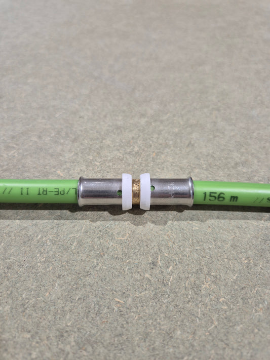 Pressfitting-Kupplung 12 x 1,3 mm für 12mm MV-Rohr