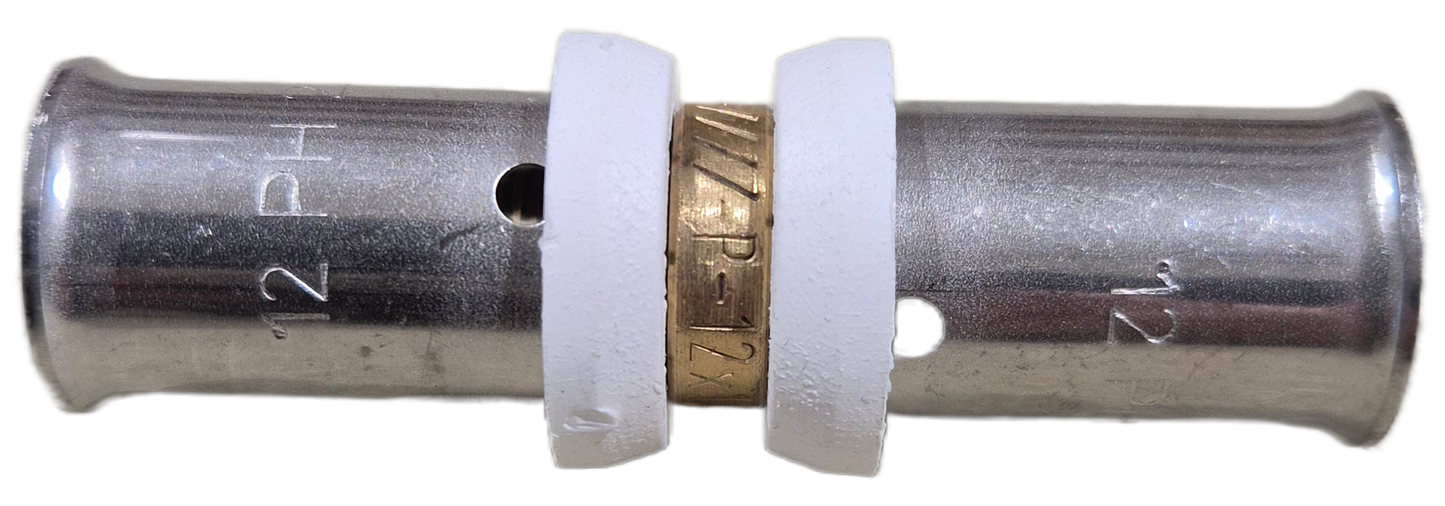 Pressfitting-Kupplung 12 x 1,4 mm für 12mm MV-Rohr