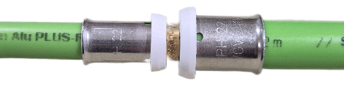 Pressfitting-Kupplung 12 auf 16 x 2 mm für 12mm auf 16mm MV-Rohr