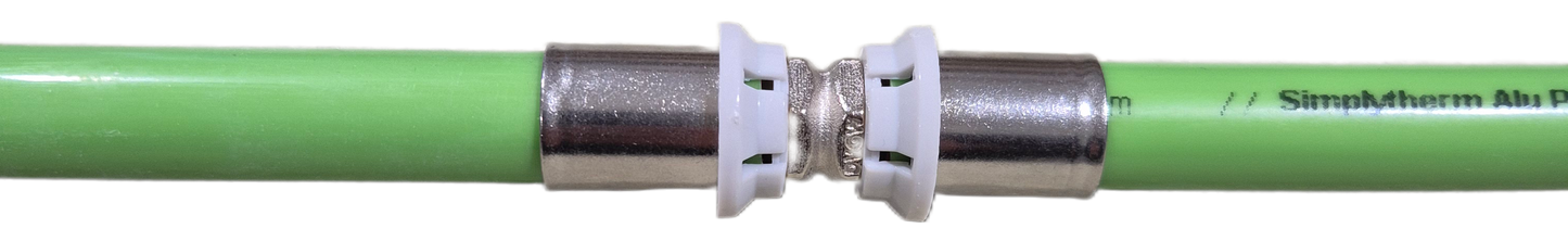 Pressfitting-Kupplung 16 x 2 mm für 16mm MV-Rohr