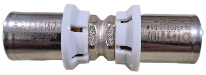 Pressfitting-Kupplung 16 x 2 mm für 16mm MV-Rohr
