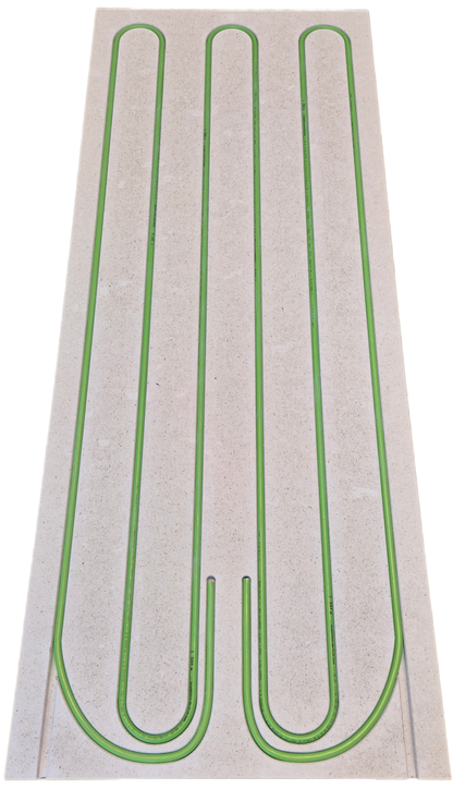 Simplytherm Wandheizung Trockenbau Fix Platten mit Heizungsrohr