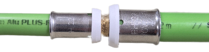 Pressfitting-Kupplung 12 auf 16 x 2 mm für 12mm auf 16mm MV-Rohr